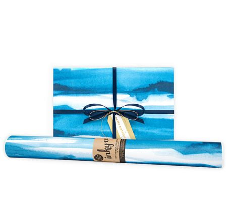 Inky Co Wrapping Paper 5m - Azure Water
