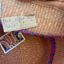 Kenyan Sisal & Leather Basket - Medium