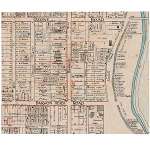 Vintage Barwon Heads town map