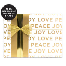 Inky Co Wrapping Paper 5m - Peace Love Joy