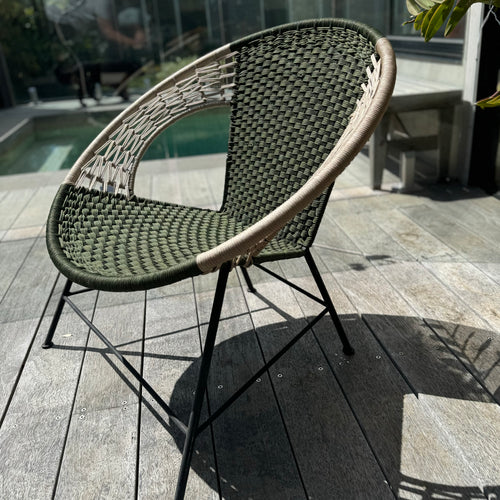 Garden Chair - Olive & Oat