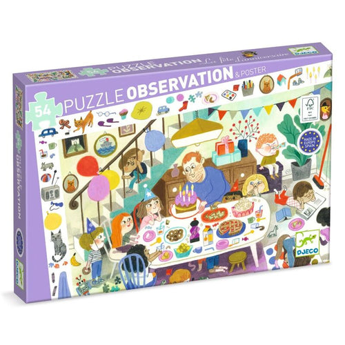Djeco 54 piece - Birthday Party