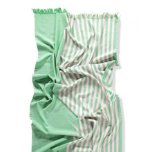 Fiesta Turkish Towel - Green/Candy