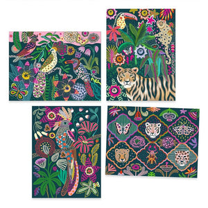 Djeco - Scratch Cards Jungle