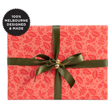 Inky Co Wrapping Paper 5m - Yule Forest Red