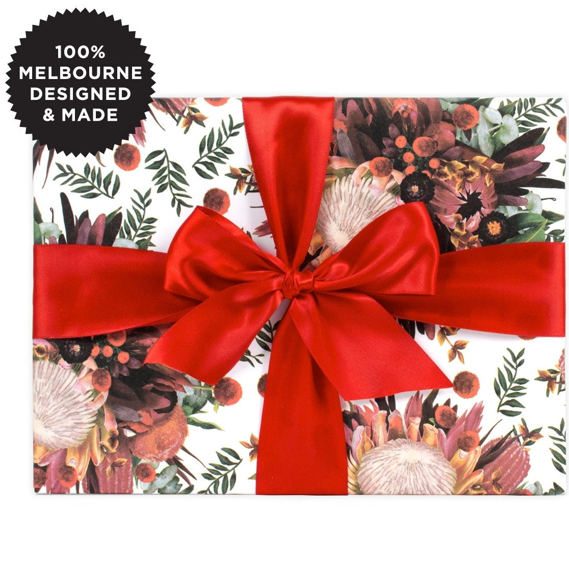 Inky Co Wrapping Paper 5m - Xmas Bouquet – Rigby’s Homewares