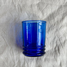 Beldi Glassware - Banded Glass Blue