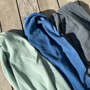 Stonewash Turkish Towel - Blue