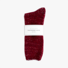 Thunders Love Socks - Recycled Wool Burgundy