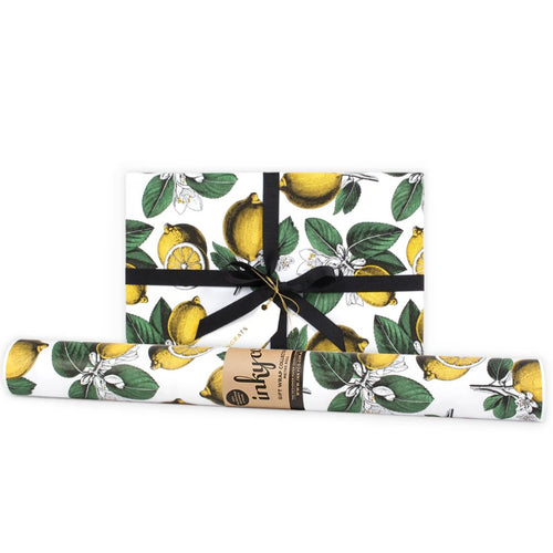 Inky Co Wrapping Paper 5m - Lemoncello