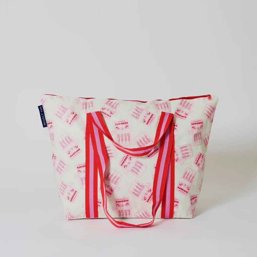 Project Ten Medium Zip Tote - Sardines