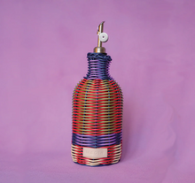 Maegen Woven Oil Pourer - Olive & Red