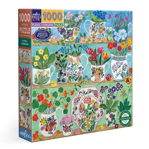 Eeboo 1000 Piece - Floral Cupboard
