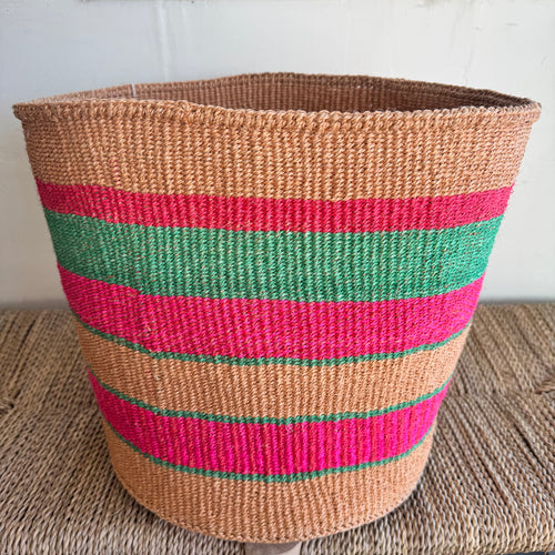 Kenyan Sisal Basket - XL #32