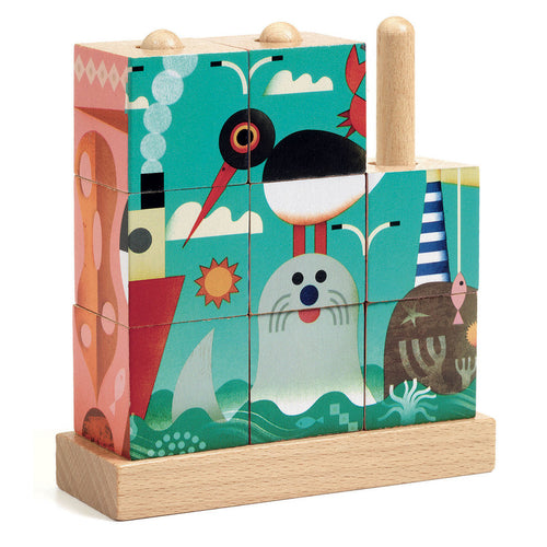 Djeco - Wooden Puzzle Sea