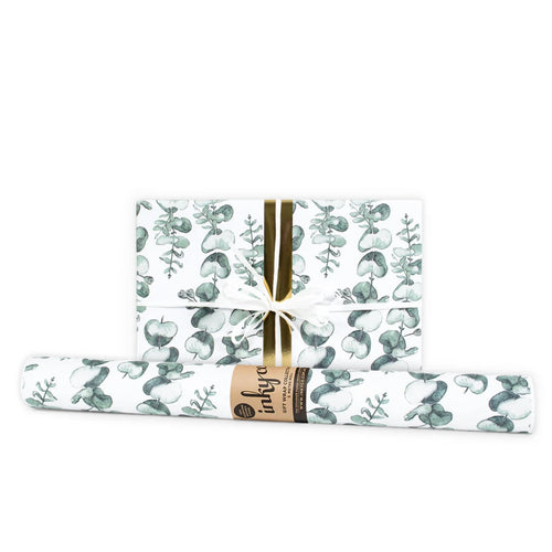 Inky Co Wrapping Paper 5m - Eucalyptus