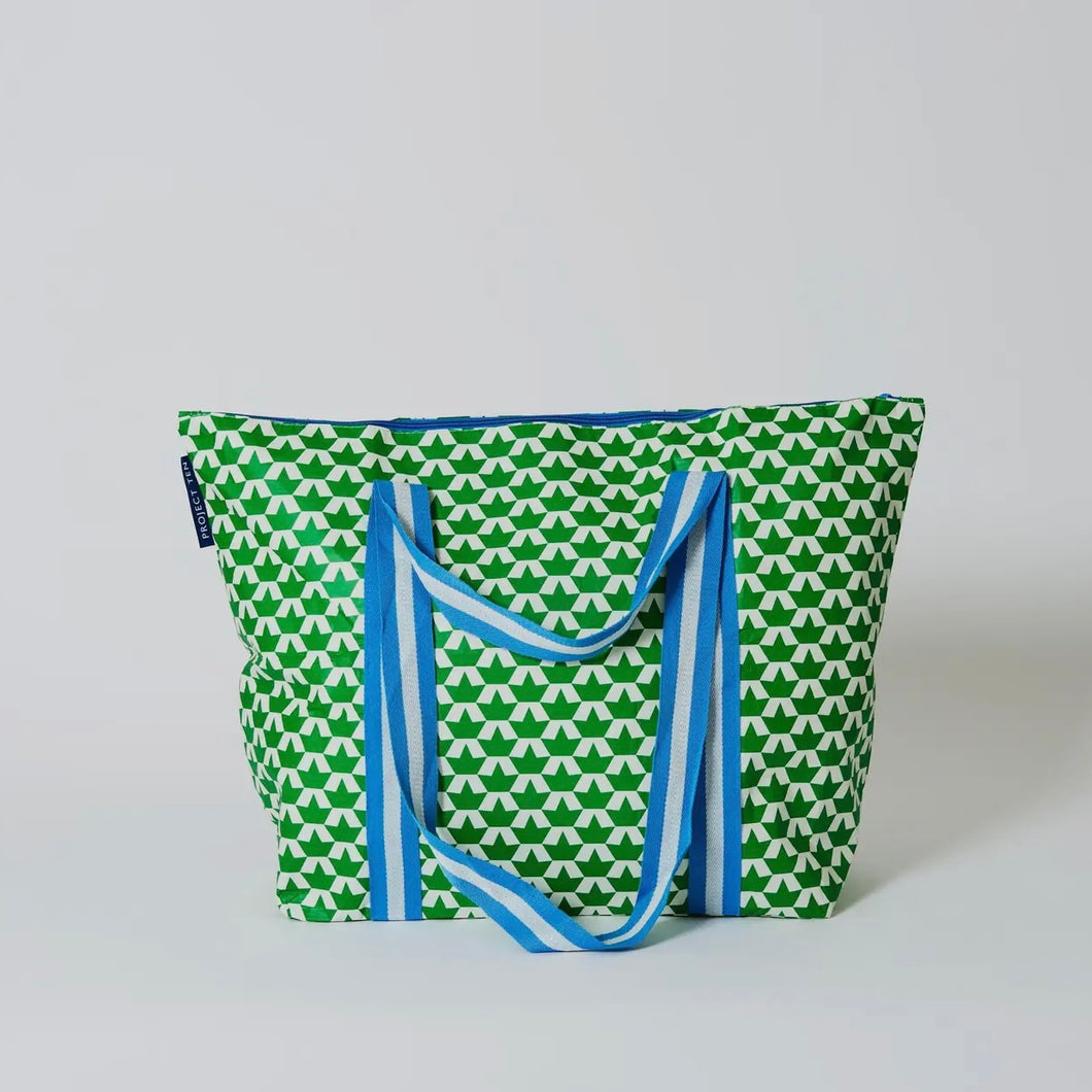 Project Ten Medium Zip Tote - Boats