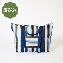 Project Ten Medium Zip Tote - Oxford Stripe