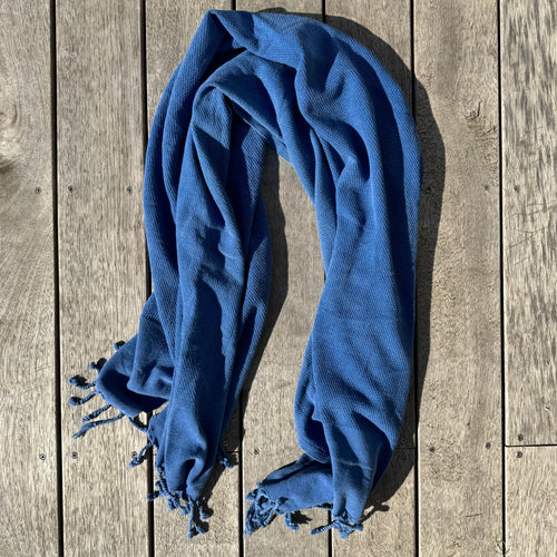Stonewash Turkish Towel - Blue