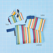 Project Ten Mini Zip Pouch - Retro Stripe