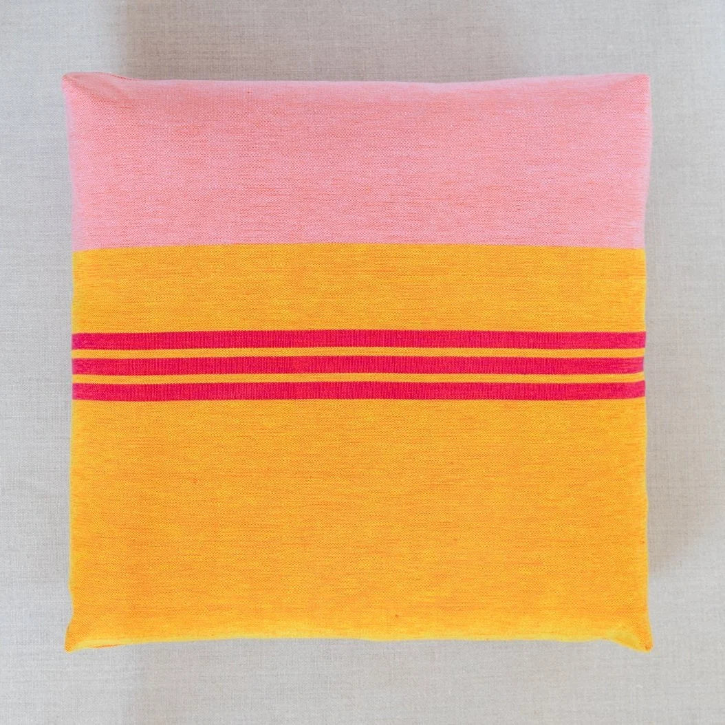 Spacecraft Cushion - Sunshine Stripe
