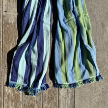 Popstar Turkish Towel - Navy/Green