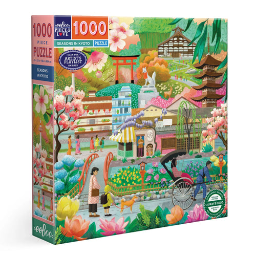 Eeboo 1000 Piece - Seasons In Kyoto