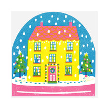 Printed Peanut - Snow Globe Card