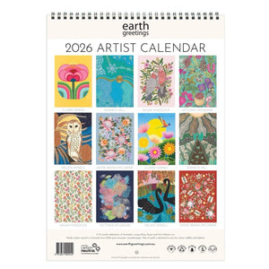 Earth Greetings - 2026 Artist Calendar