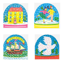 Printed Peanut - Snow Globe Card