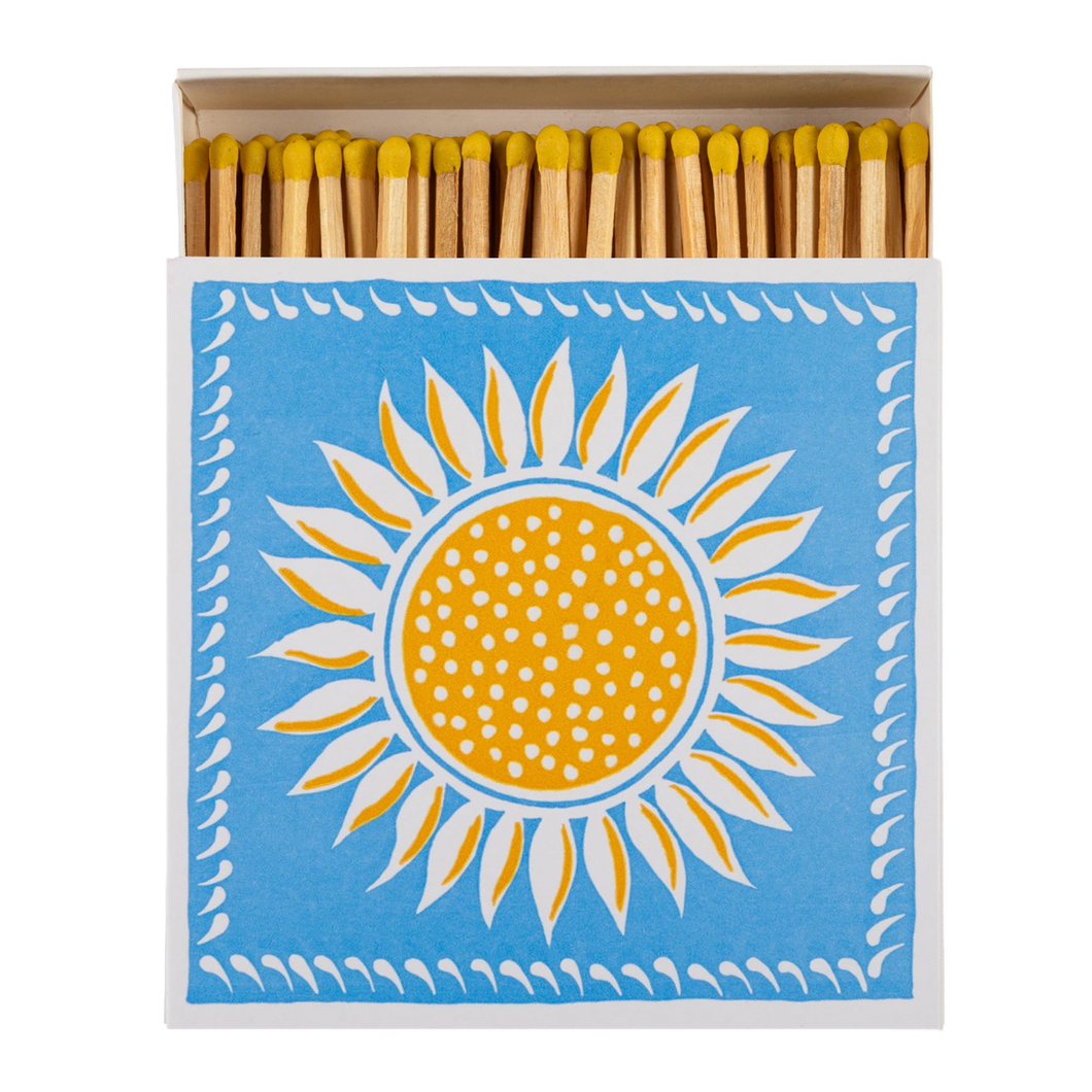 Archivist Matches - Blue Sunflower