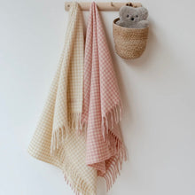 TB Co. Baby Blanket - Oat Gingham