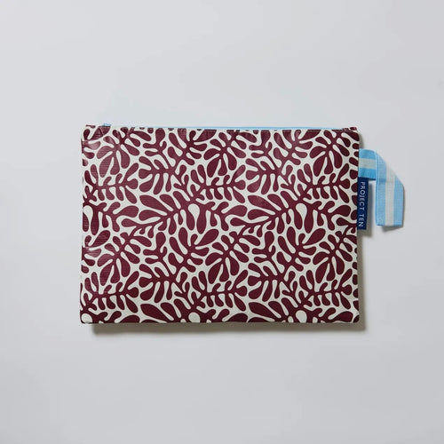 Project Ten Large Zip Pouch - Coral