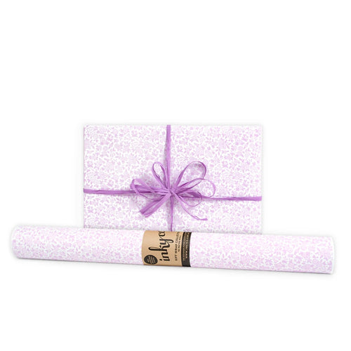 Inky Co Wrapping Paper 5m - Eloise Lilac