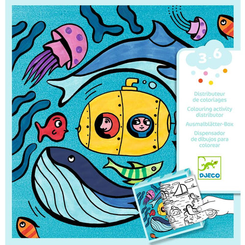 Djeco - Ocean Colouring