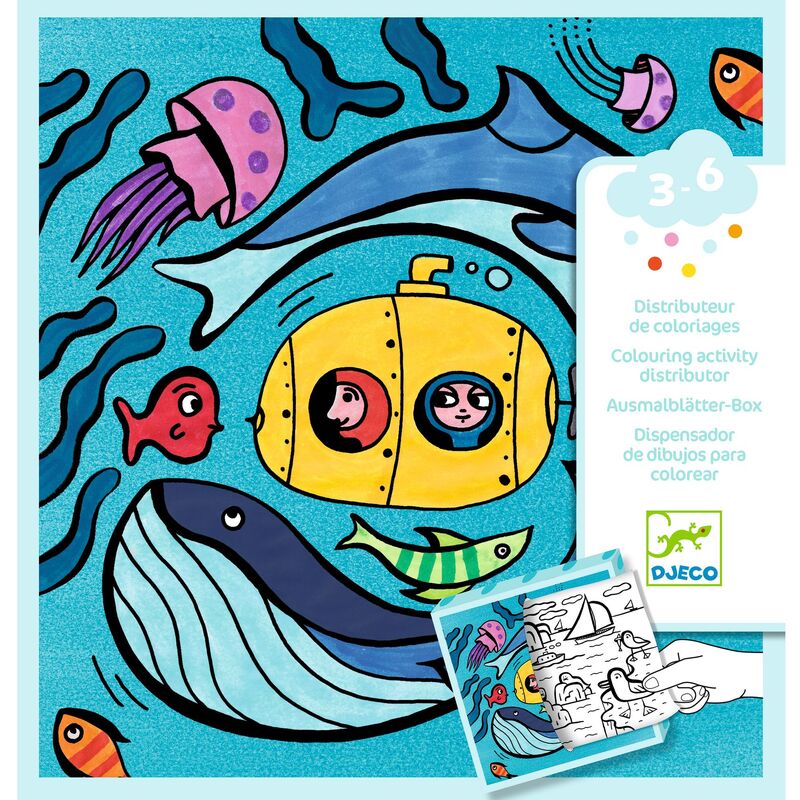 Djeco - Ocean Colouring