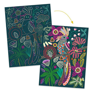 Djeco - Scratch Cards Jungle