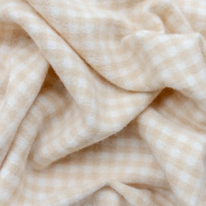 TB Co. Baby Blanket - Oat Gingham
