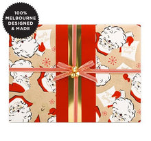 Inky Co Wrapping Paper 5m - Retro Santa