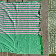 Fiesta Turkish Towel - Green/Candy