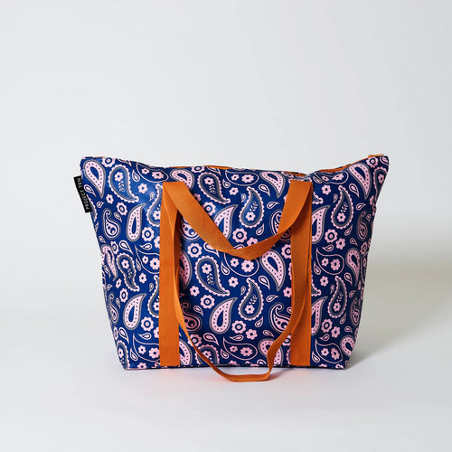 Project Ten Medium Zip Tote - Paisley