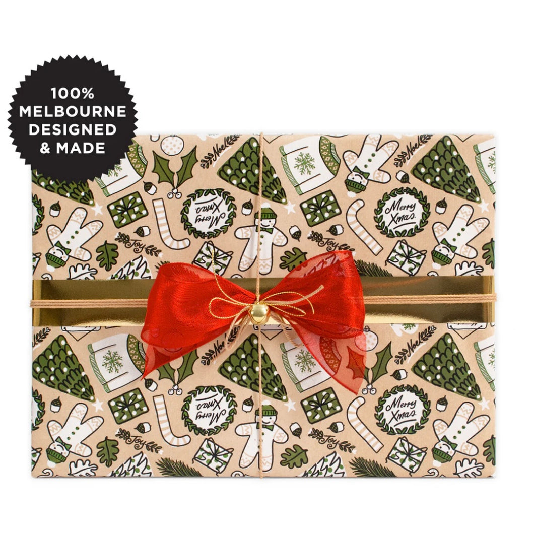 Inky Co Wrapping Paper 5m - Wonderland Kraft