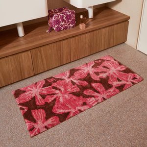Bonnie & Neil - Long Bathmat Mave Pink
