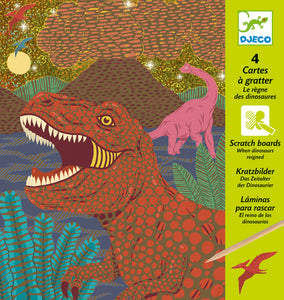 Djeco - Scratch Cards Dinosaurs