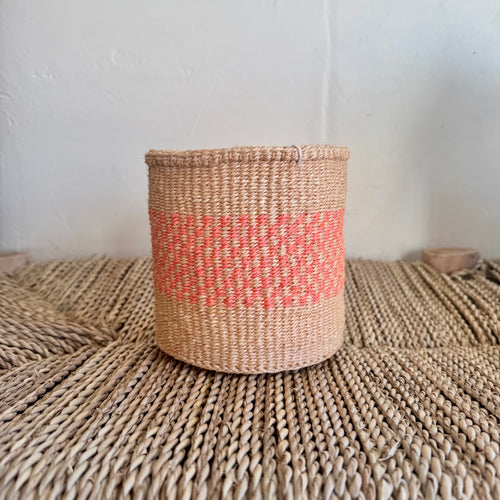 Kenyan Sisal Basket - X Small #41