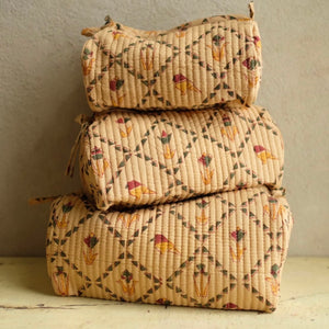 Padded Bath Bag - Birds