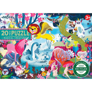 Eeboo 20 Piece - Magical Creatures