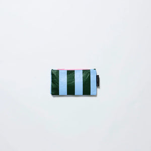 Project Ten Tiny Zip Pouch - Green Stripe