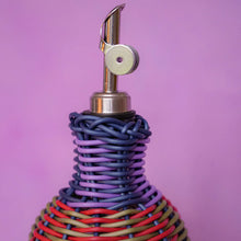 Maegen Woven Oil Pourer - Olive & Red