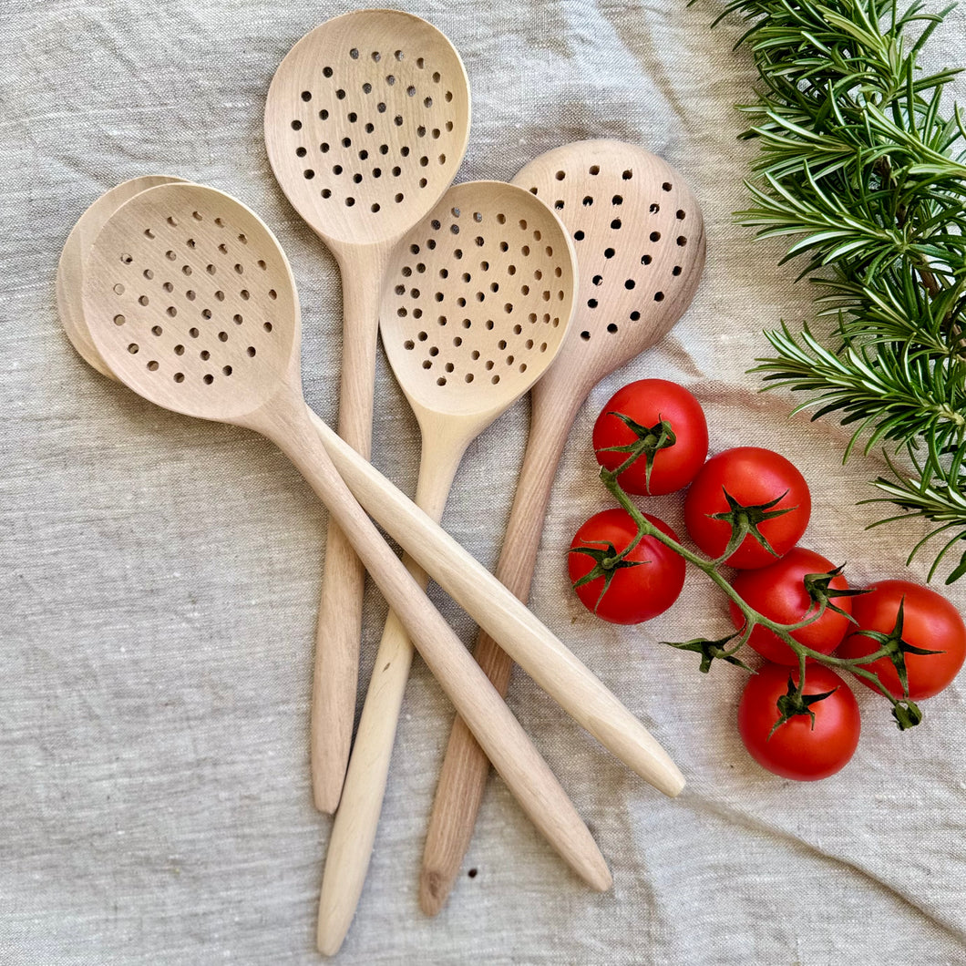 Walnut Straining Spoon